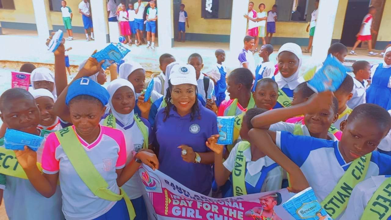 RANTI ADESOLA FOUNDATION Celebrates the 11th year INTERNATIONAL DAY FOR THE GIRL CHILD with  MUSLIM HIGH SCHOOL SABO SAGAMU  OGUN STATE.